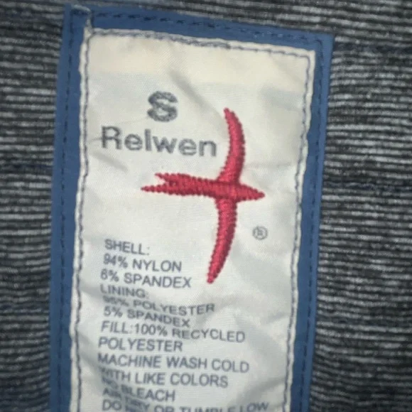 Relwen Windzip men’s navy Jacket - Picture 3 of 4